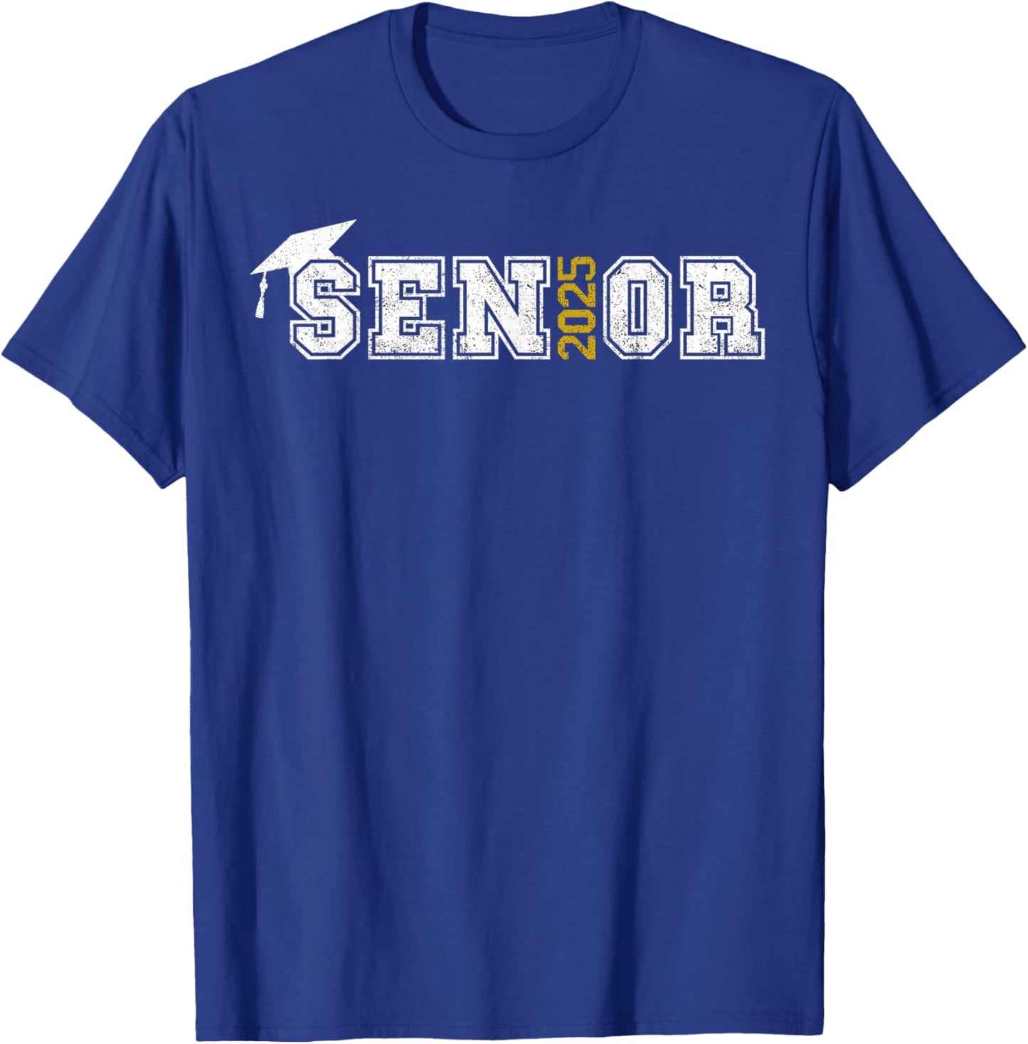 Senior Class of 2025 Graduation Graduate School 2025 Vintage T-Shirt - T-Shirt | Royal