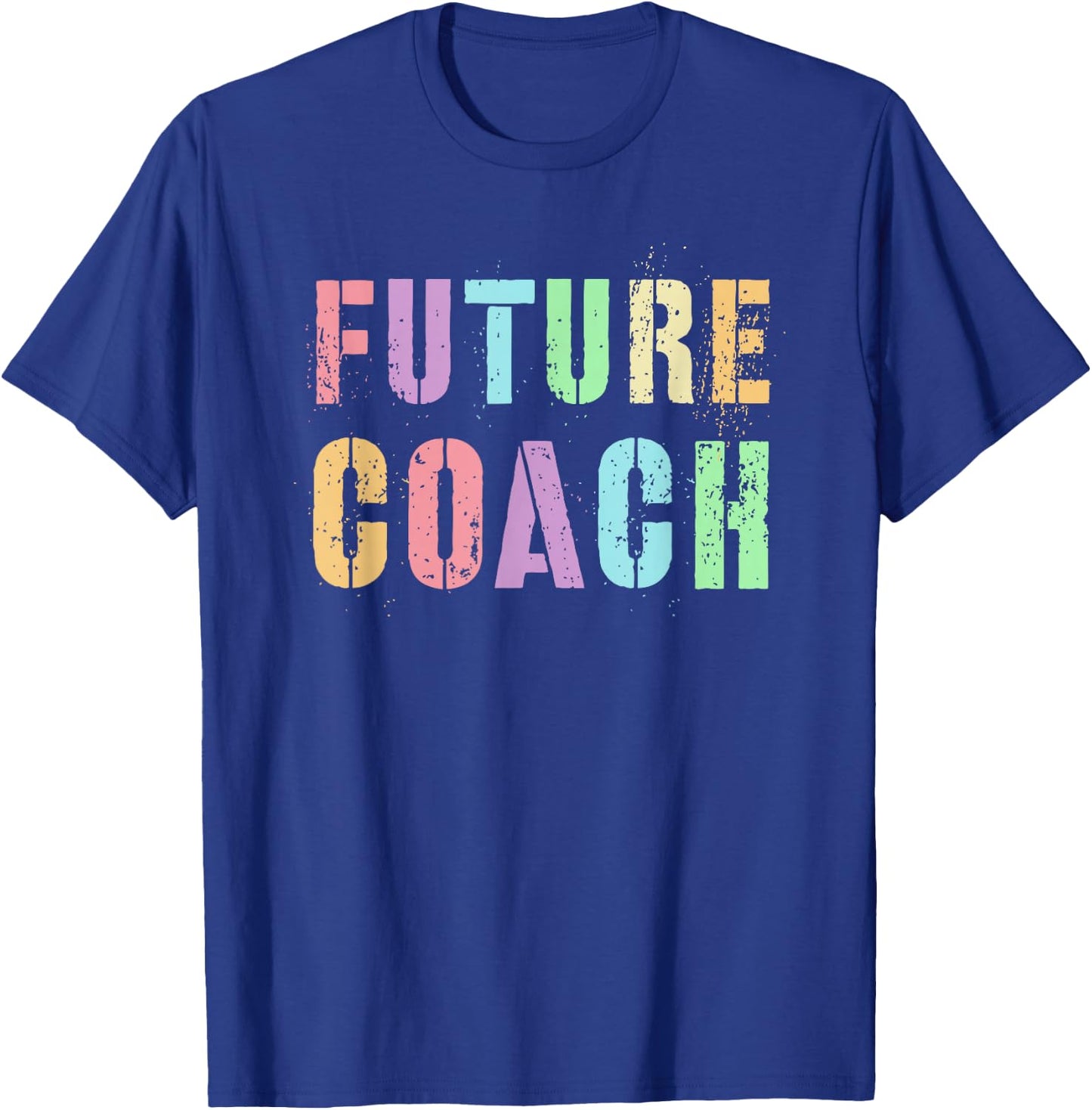 Tiny FUTURE COACH In Training Sports Wellness Trainer Girl T-Shirt - T-Shirt | Royal