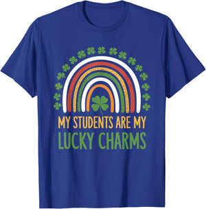 My Students Are My Lucky Charms Teacher St Patricks Day T-Shirt - T-Shirt | Royal