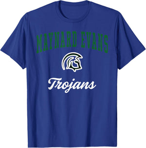 Maynard Evans High School Trojans T-Shirt - T-Shirt | Royal