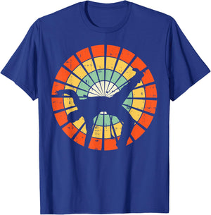 70s Capoeira Retro Brazilian Martial Arts Dance Fighter Gift T-Shirt - T-Shirt | Royal