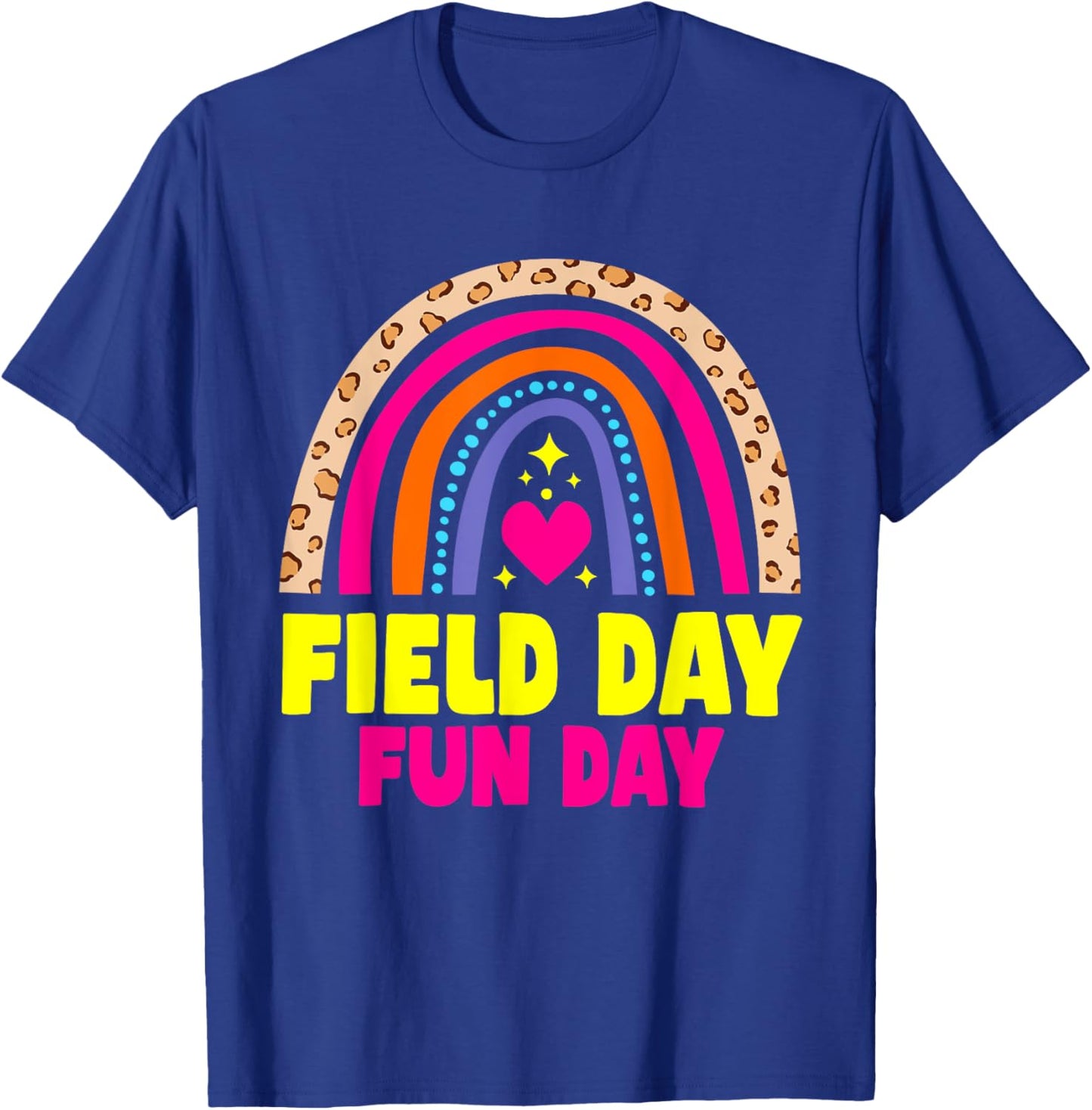 Cute Field Day Kids Teacher T-Shirt - T-Shirt | Royal