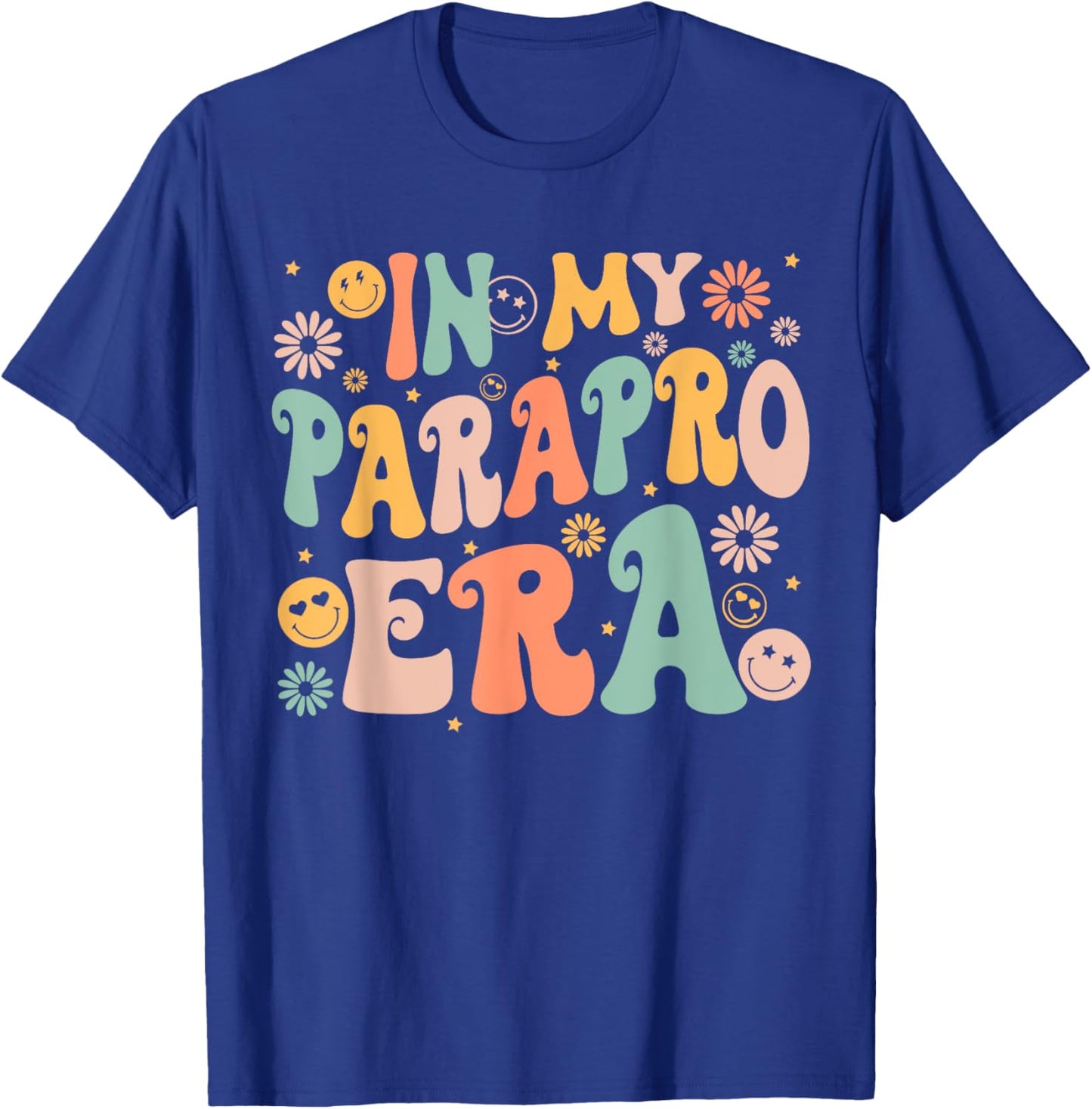 In My Parapro Era Retro Back to School T-Shirt - T-Shirt | Royal