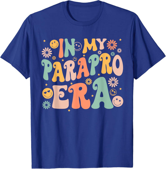 In My Parapro Era Retro Back to School T-Shirt - T-Shirt | Royal