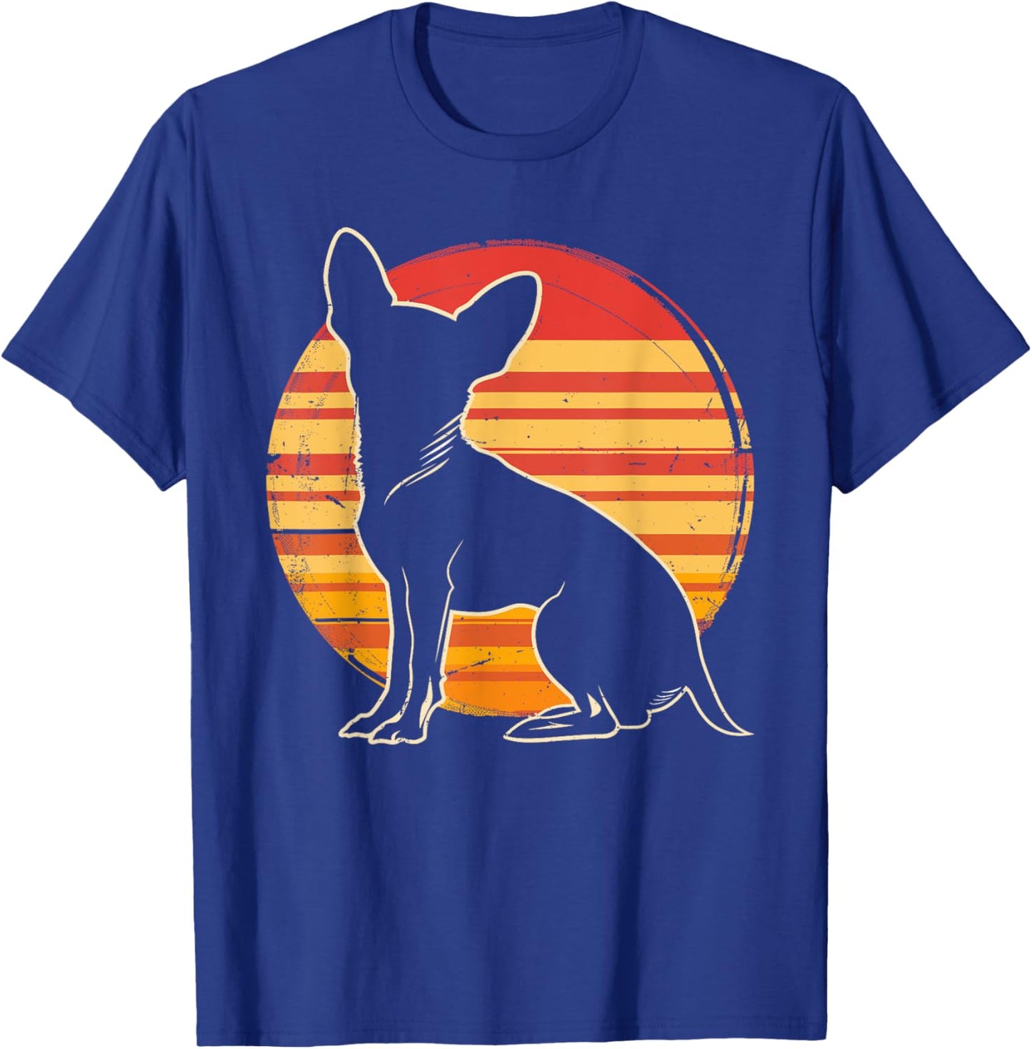 Retro Chihuahua Christmas Birthday Gift Chihuahua Dog Lovers Women Kids T-Shirt - T-Shirt | Royal