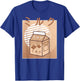 Kawaii Milk Retro Japanese Chocolate Milkshake Anime T-Shirt - T-Shirt | Royal