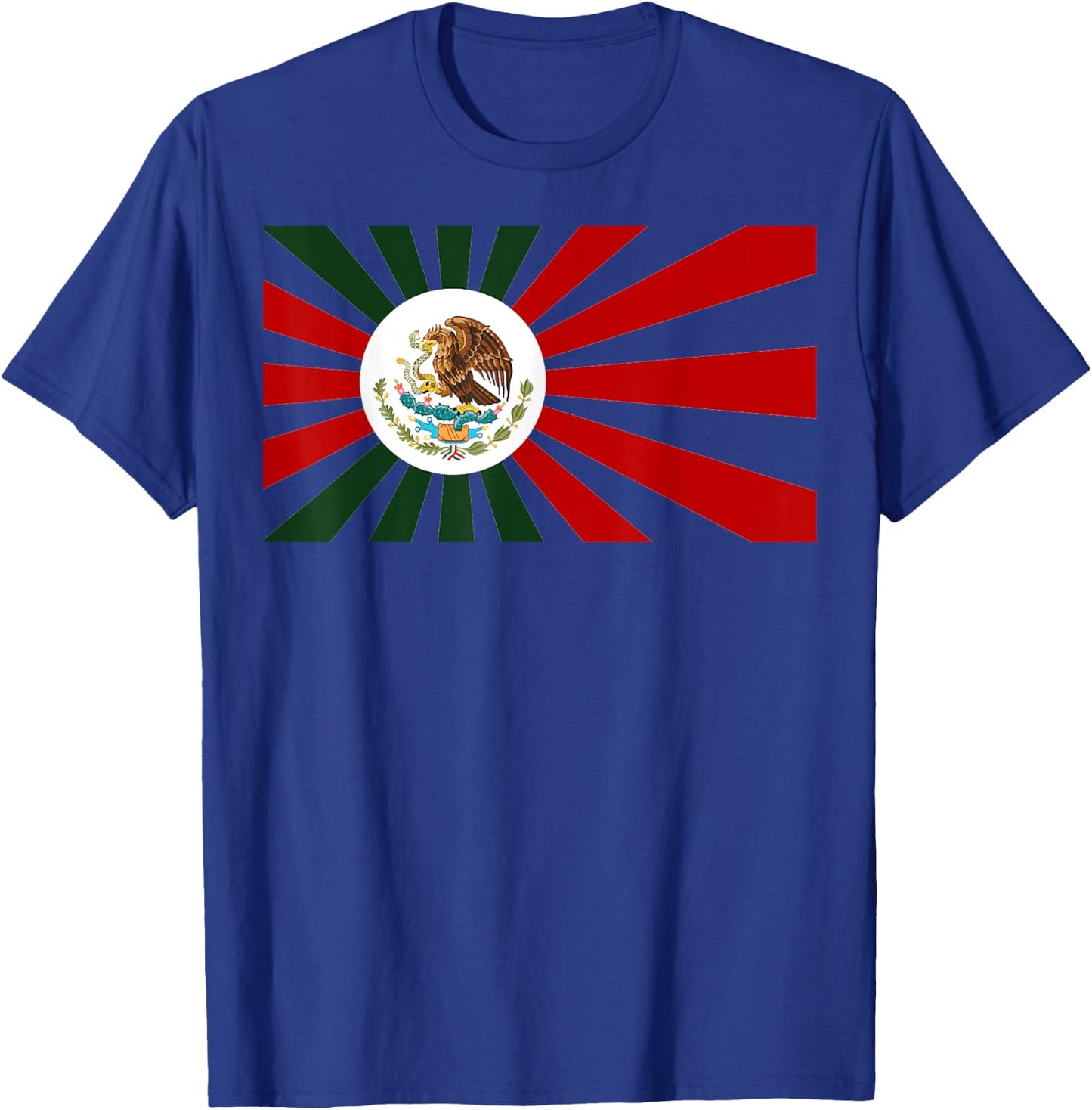 Mexican Japan Flag Japanese Mexico Anime Manga fan Mexicanos T-Shirt - T-Shirt | Royal