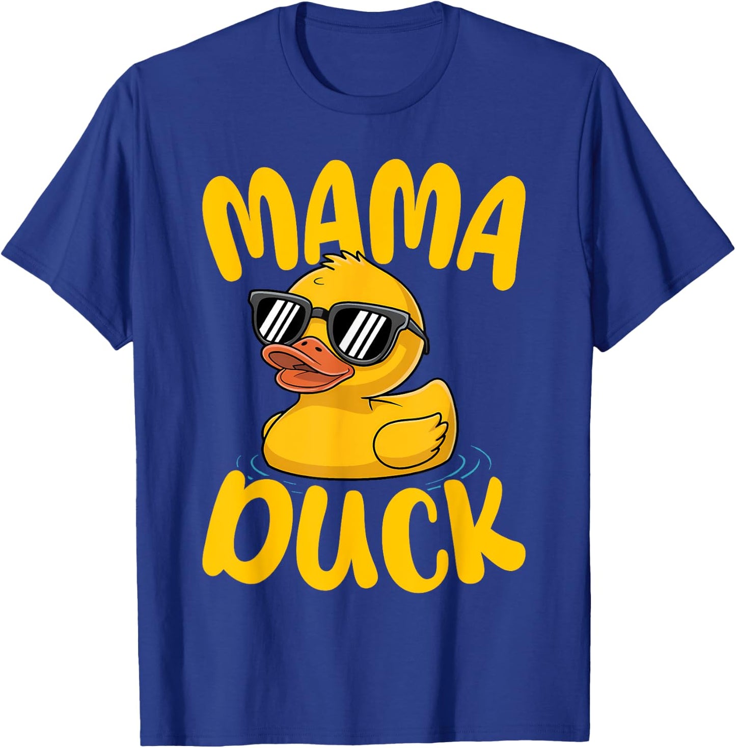 Rubber Duckies Mama Duck Rubber Duck T-Shirt - T-Shirt | Royal