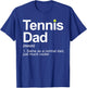 Cool Tennis Novelty Dad Tennis Lover Tennis Player T-Shirt - T-Shirt | Royal