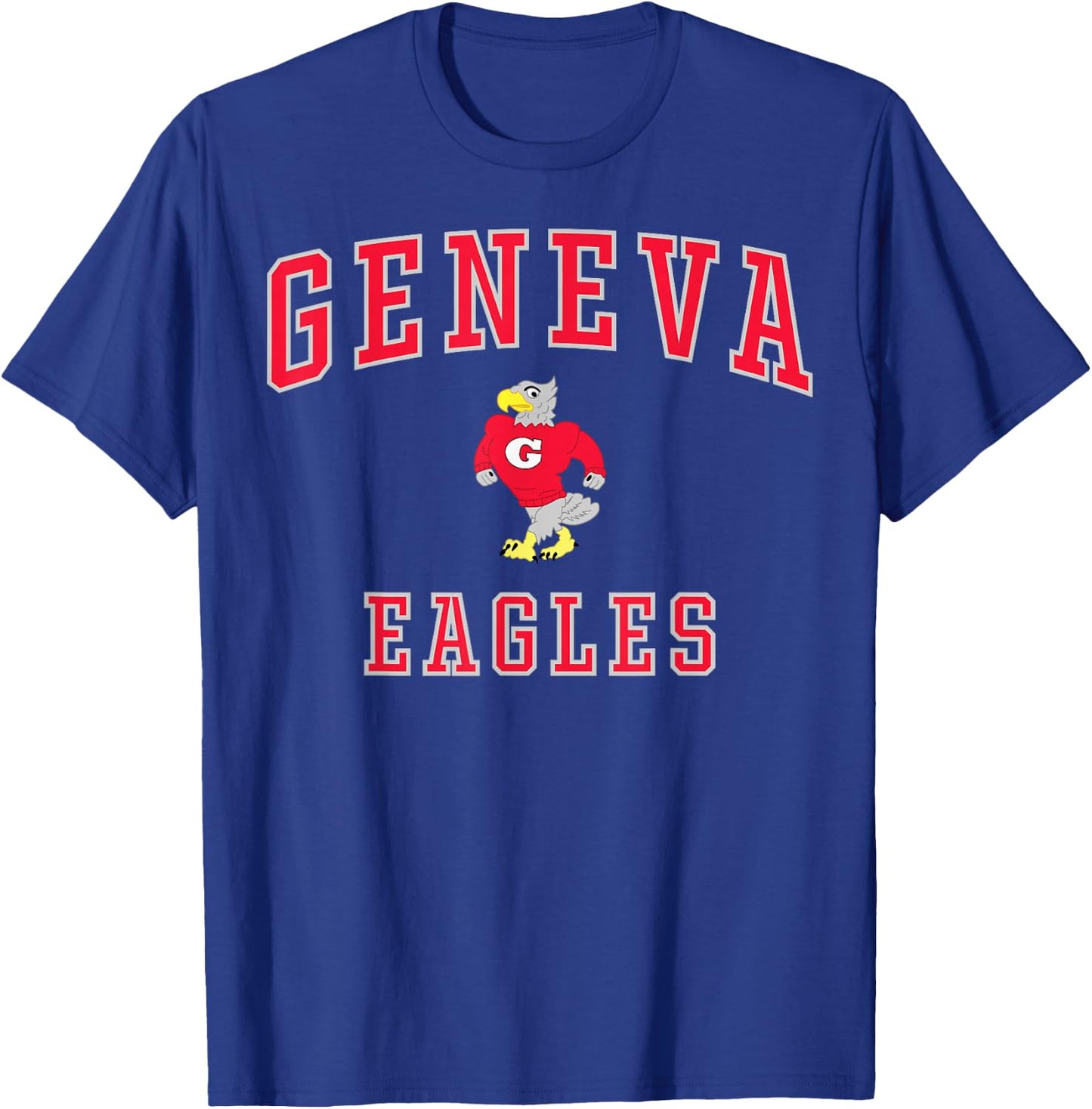 Geneva High School Eagles C1 T-Shirt - T-Shirt | Royal