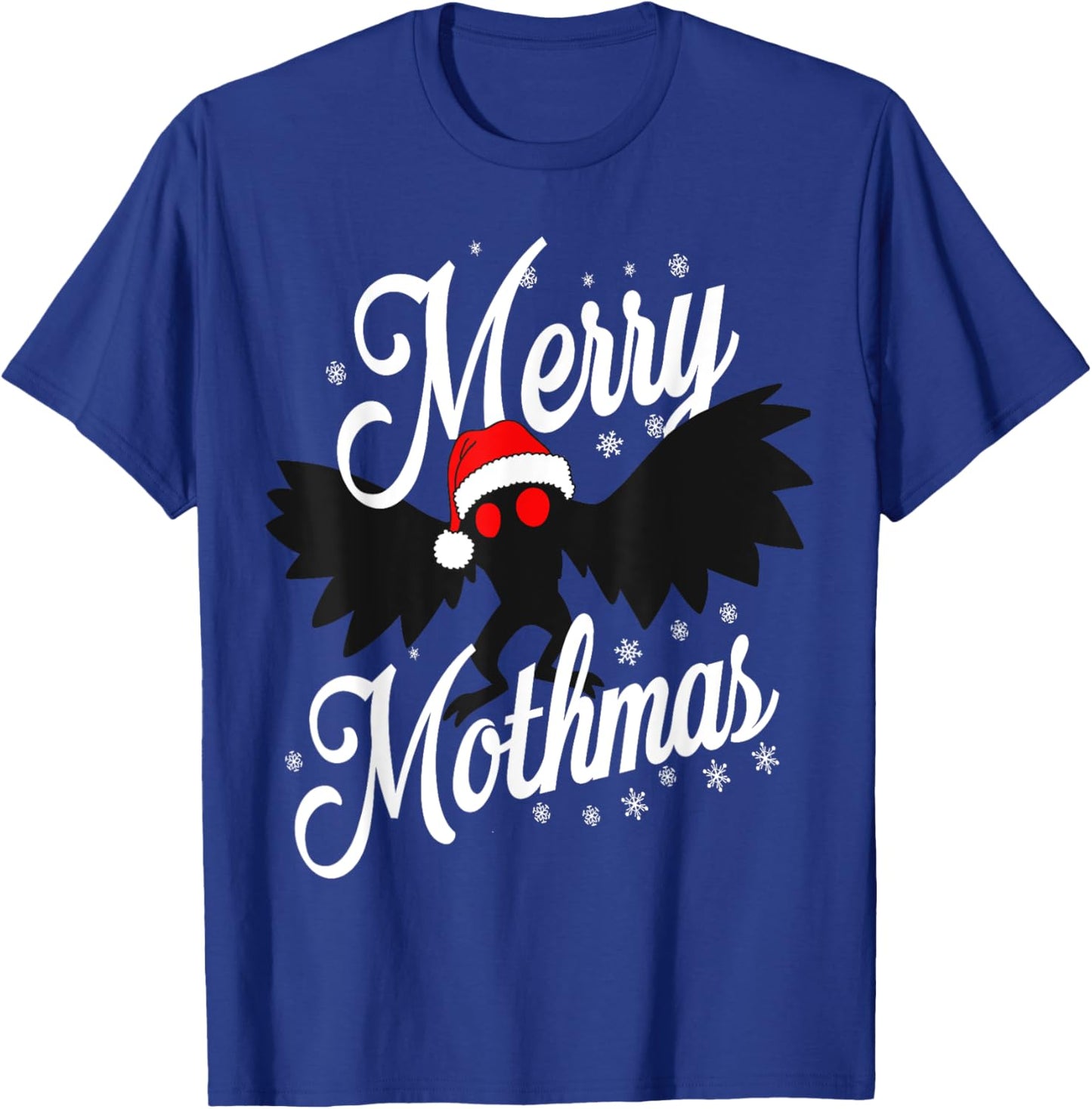 Merry Mothmas Santa Mothman Cute Mothman Christmas Pajama T-Shirt - T-Shirt | Royal
