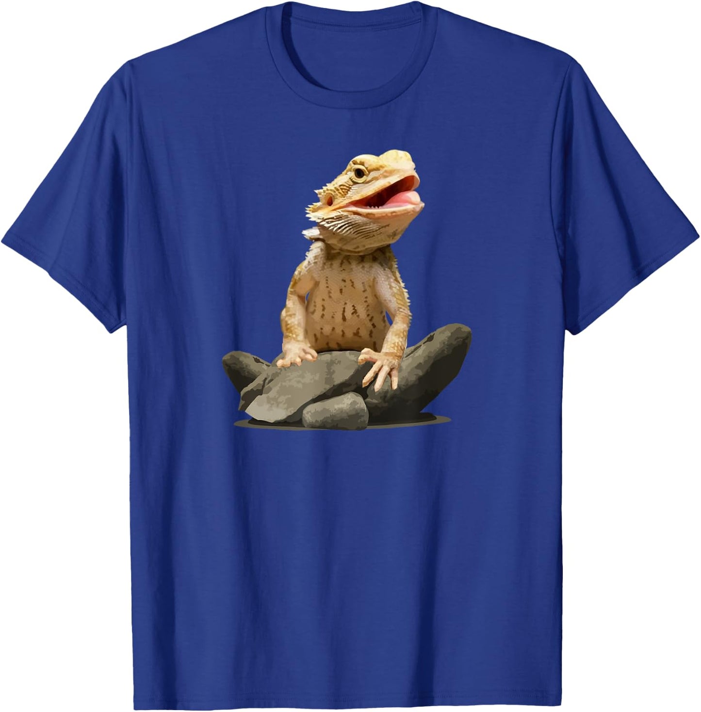 Bearded Dragon Shirt Youth Gecko Lizard Animal T-Shirt - T-Shirt | Royal