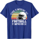 School Is Important But Football Is Importanter Lineman Gift T-Shirt - T-Shirt | Royal