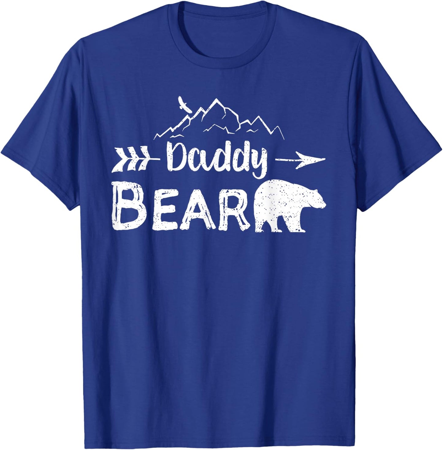 Daddy Bear Shirt Matching Family Mama Papa Bear Camping Gift T-Shirt - T-Shirt | Royal