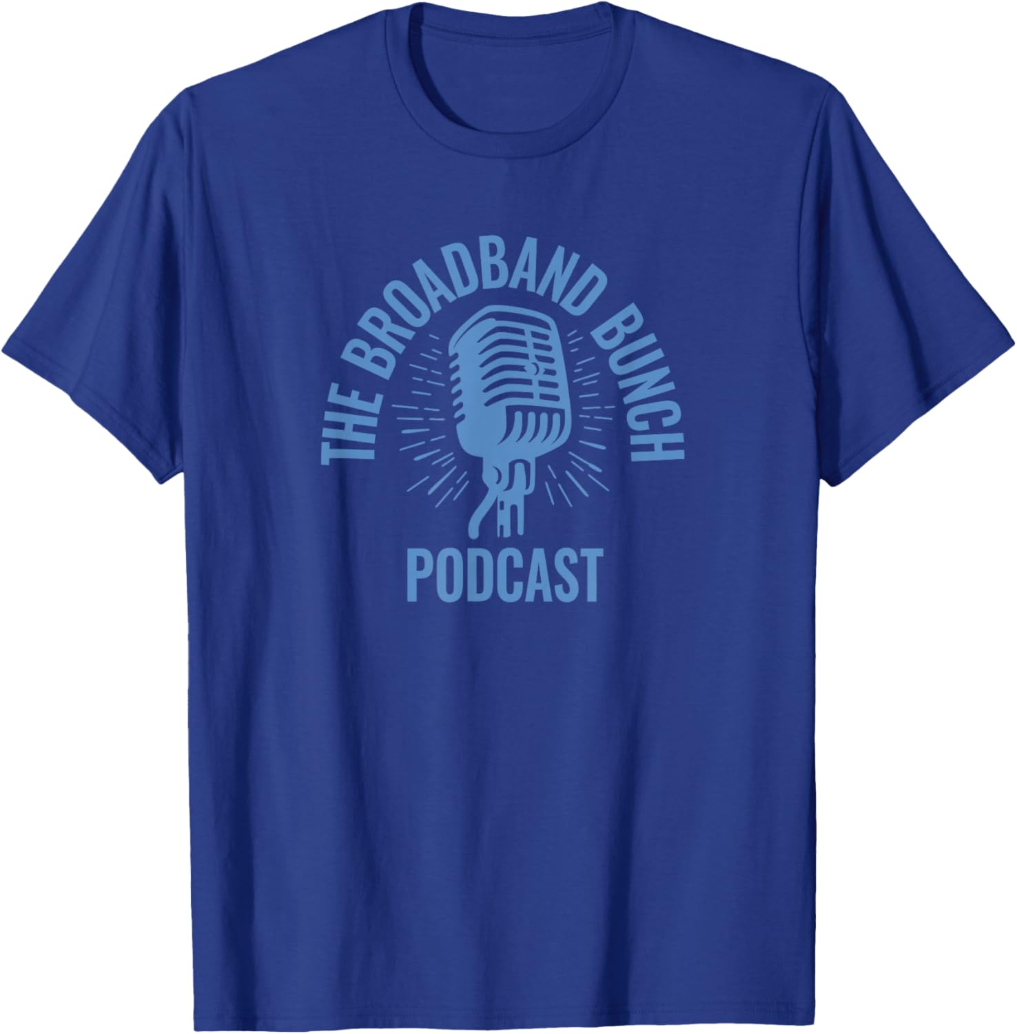Broadband Bunch Mic T-Shirt - T-Shirt | Royal