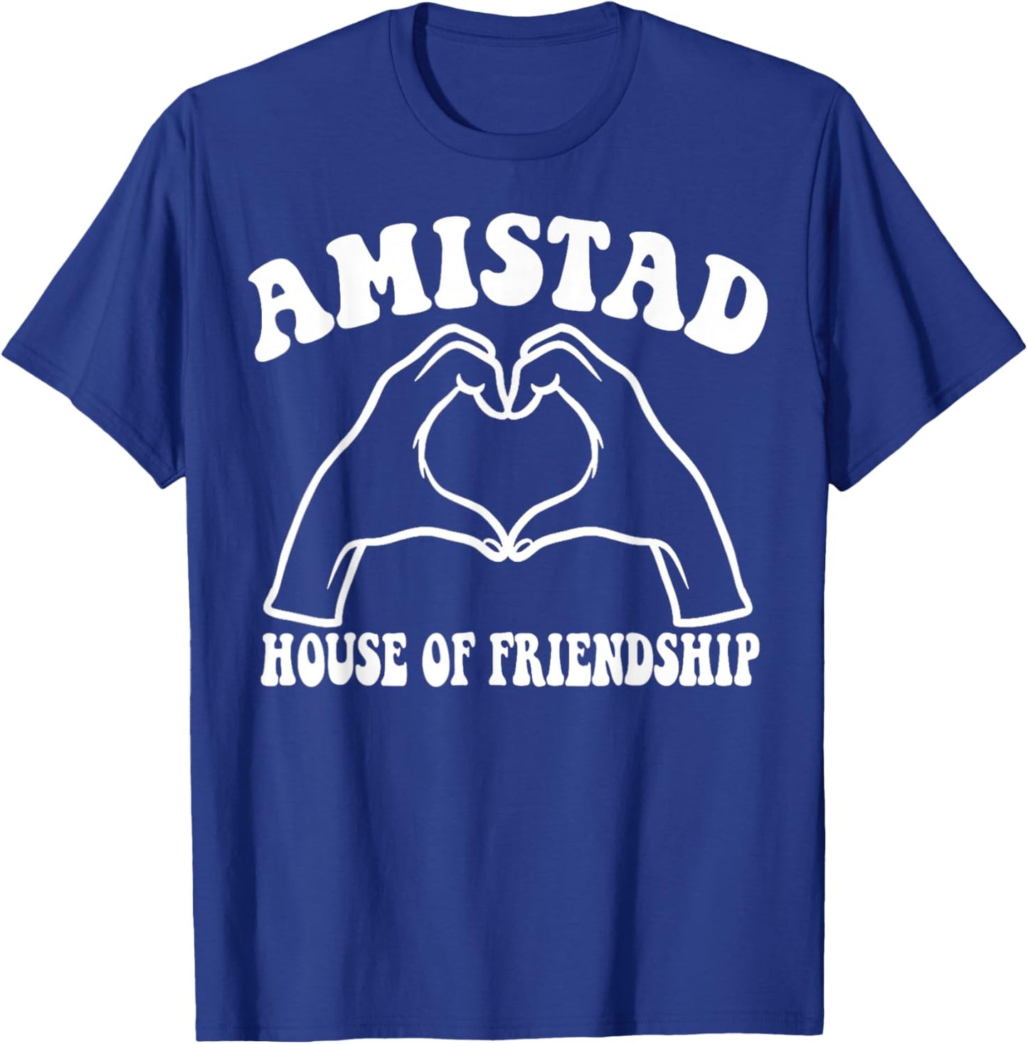 AMISTAD House of Friendship, RCA Friendly School Spirit T-Shirt - T-Shirt | Royal