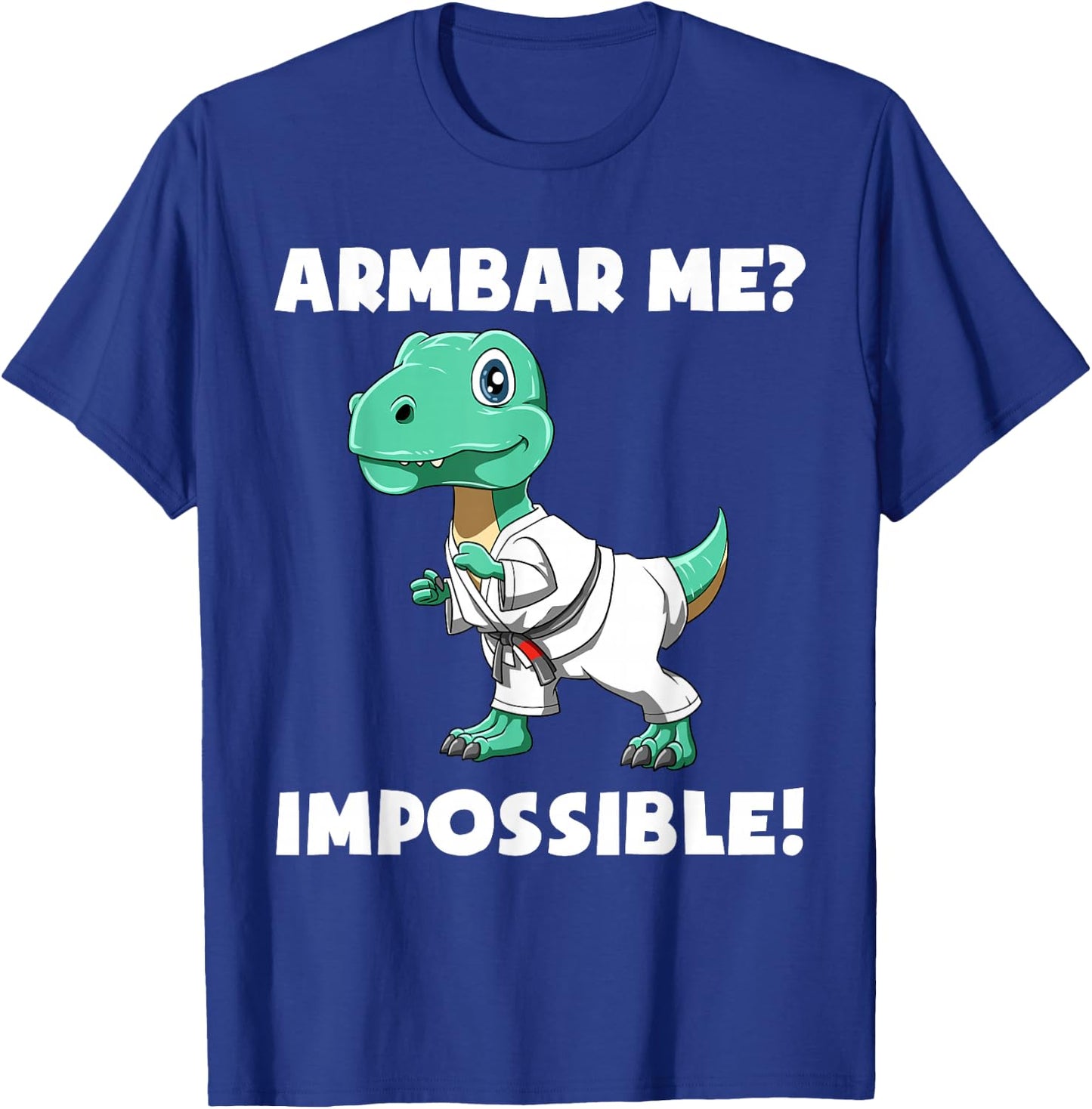 Funny Armbar T-Rex - Brazilian Jiu-Jitsu and BJJ Gift T-Shirt - T-Shirt | Royal