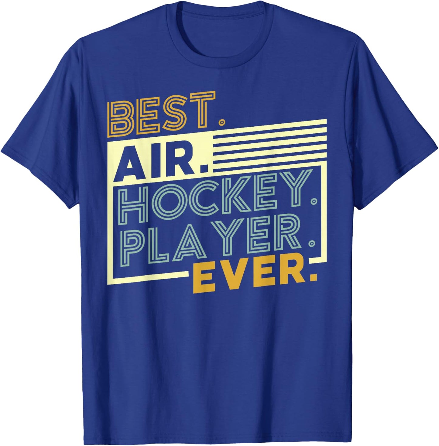 Funny Air Hockey Fan | Air Hockey Champion T-Shirt - T-Shirt | Royal