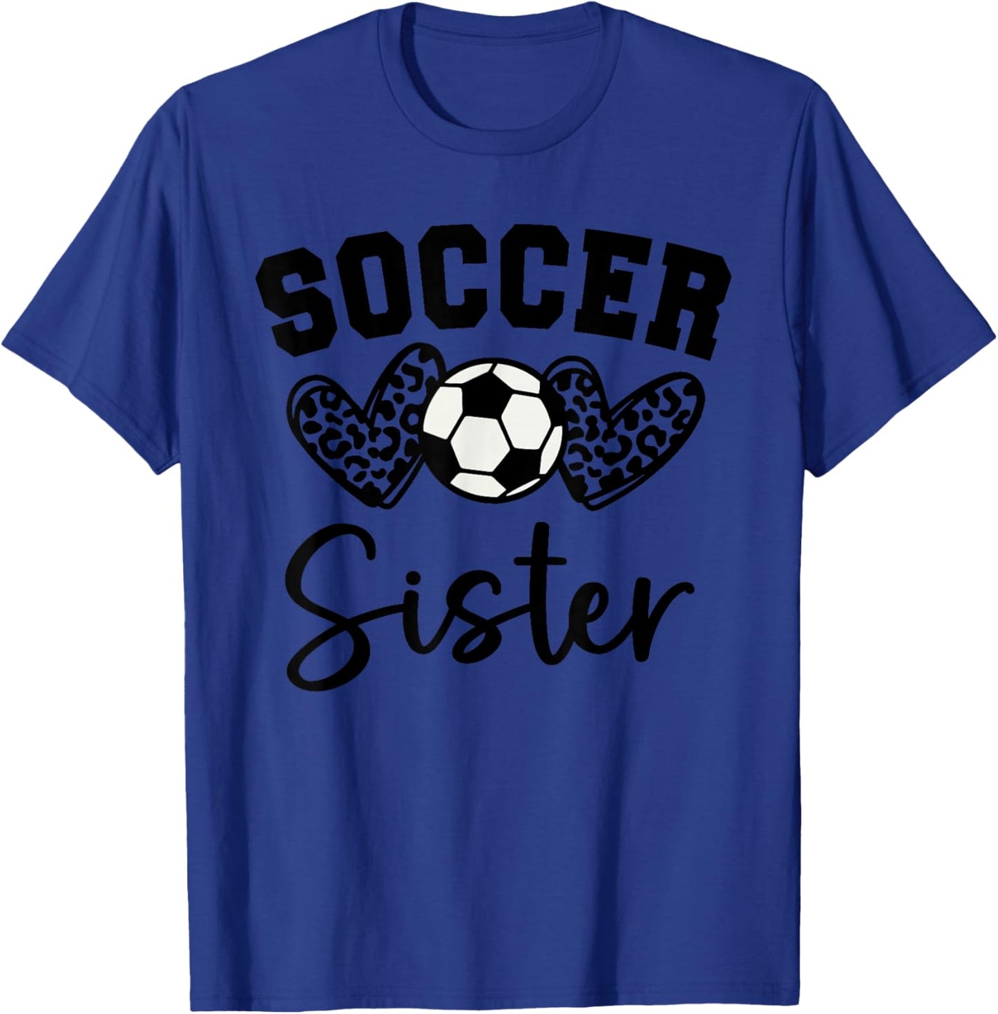 Soccer Sister Matching Family Soccer T-Shirt - T-Shirt | Royal