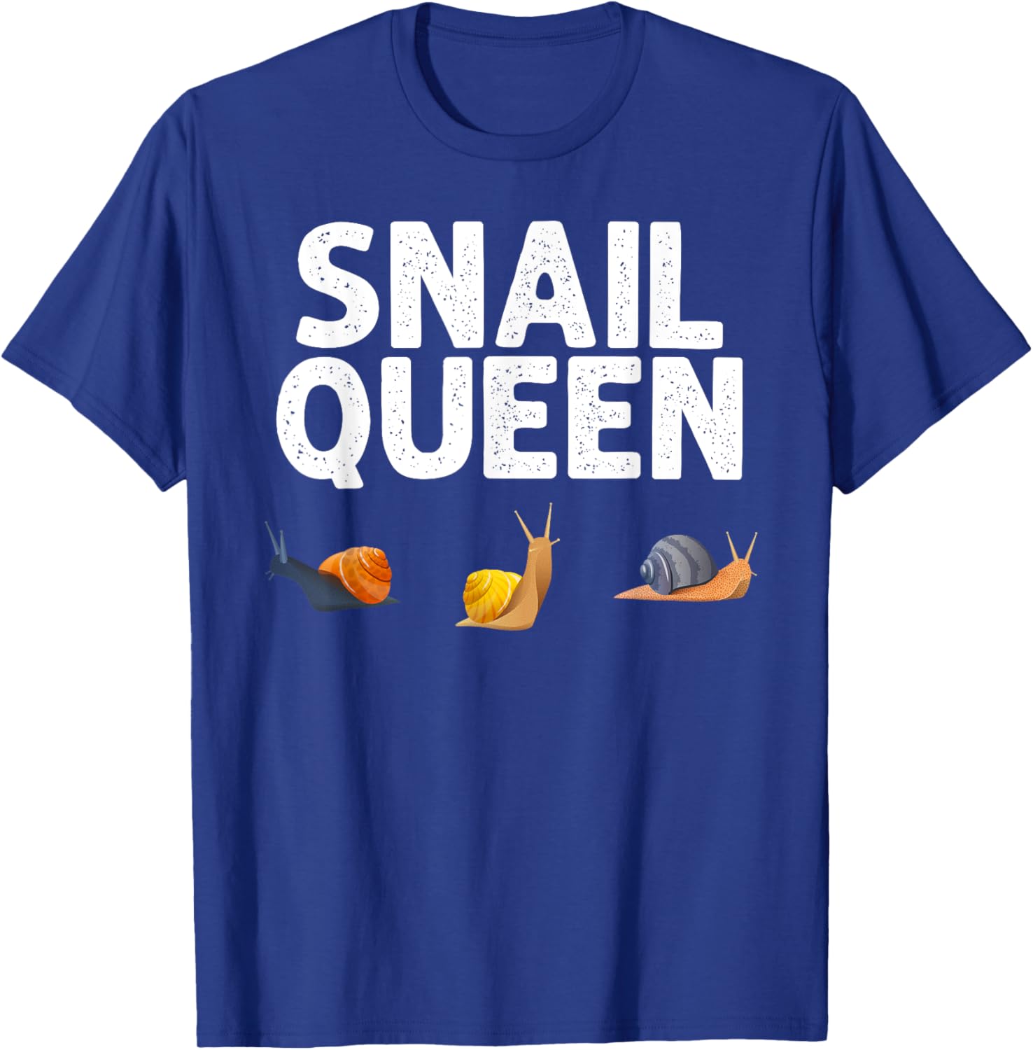 Snails Design Grandma Slow Gastropod Slug Lovers T-Shirt - T-Shirt | Royal