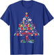 Retro Emergency Department Christmas Tree ER Crew Nurse Xmas T-Shirt - T-Shirt | Royal