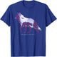 Preserve And Protect Vintage National Park Wolf Bear Eagle T-Shirt - T-Shirt | Royal
