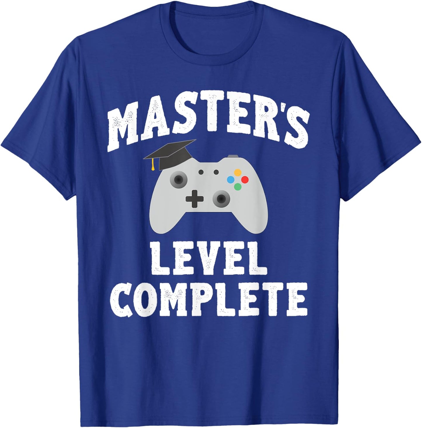 Master's Gamer Graduate Class of 2025 Graduation T-Shirt - T-Shirt | Royal