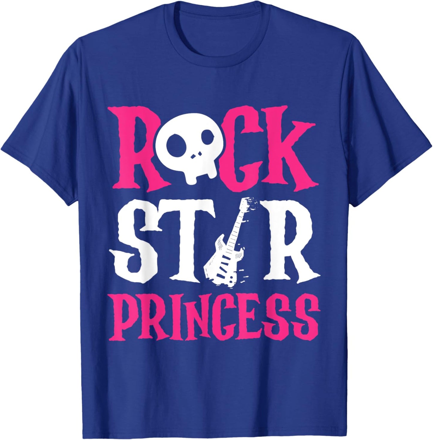 Rockstar Birthday Girl Rock Star Princess Party Music T-Shirt - T-Shirt | Royal
