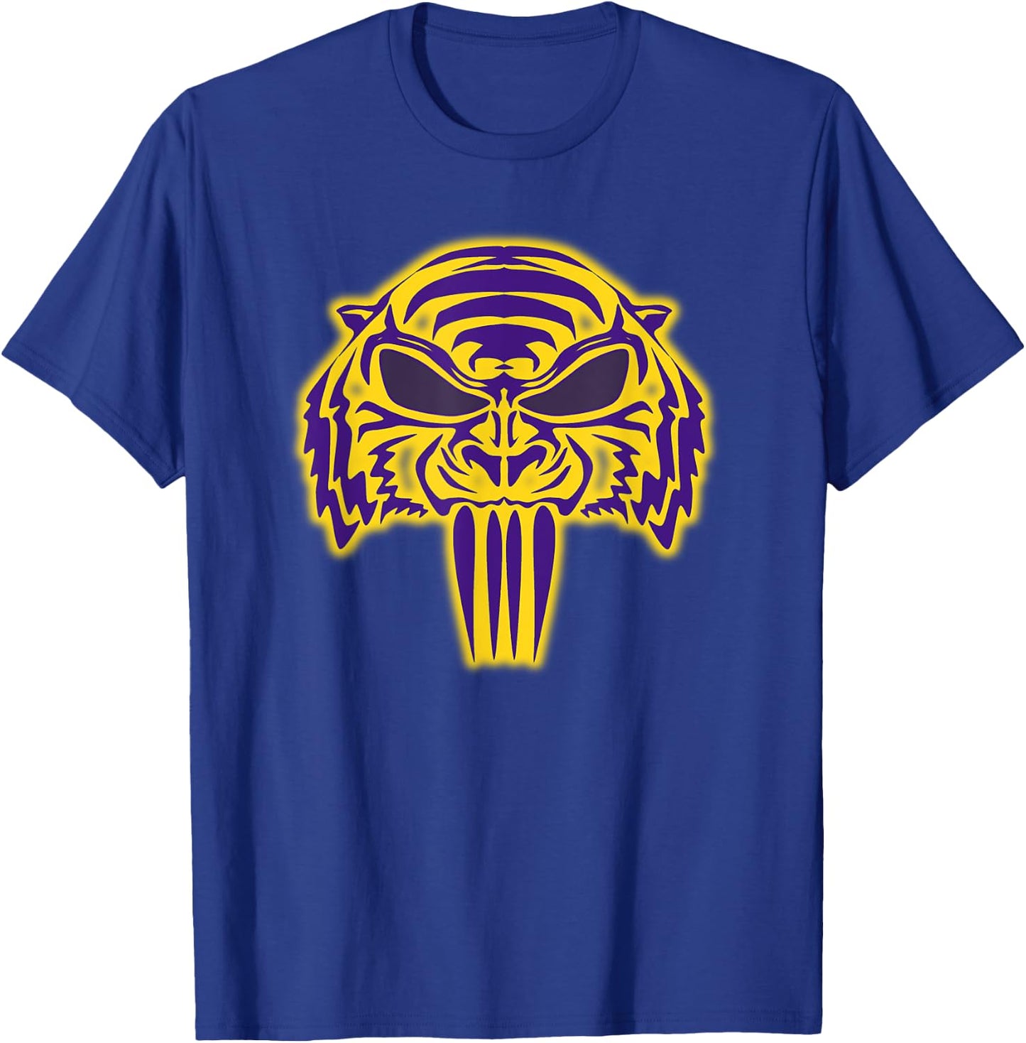 The Official Tiger Skull Logo T-Shirt - T-Shirt | Royal