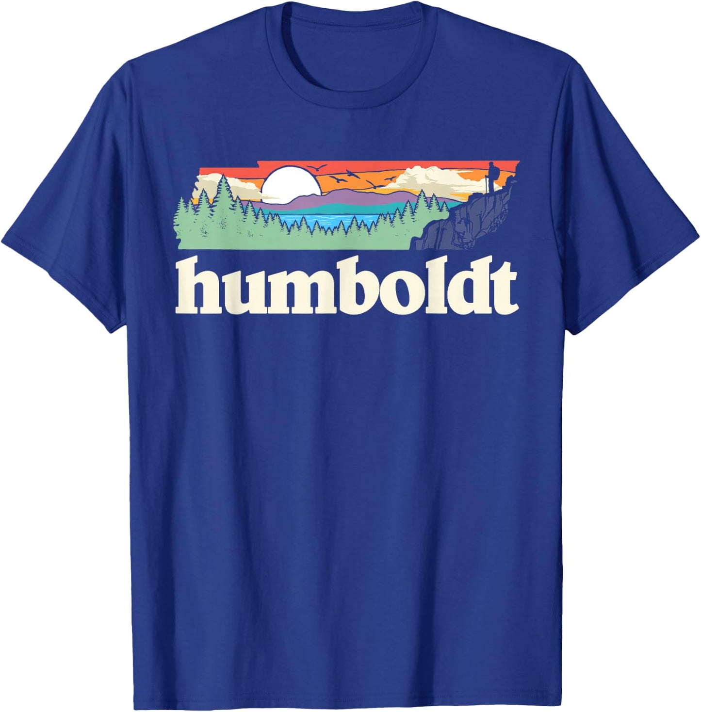 Humboldt Tennessee Outdoors Retro Nature Graphic T-Shirt - T-Shirt | Royal