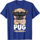 Pug Grandpa Dog T-Shirt - T-Shirt | Royal
