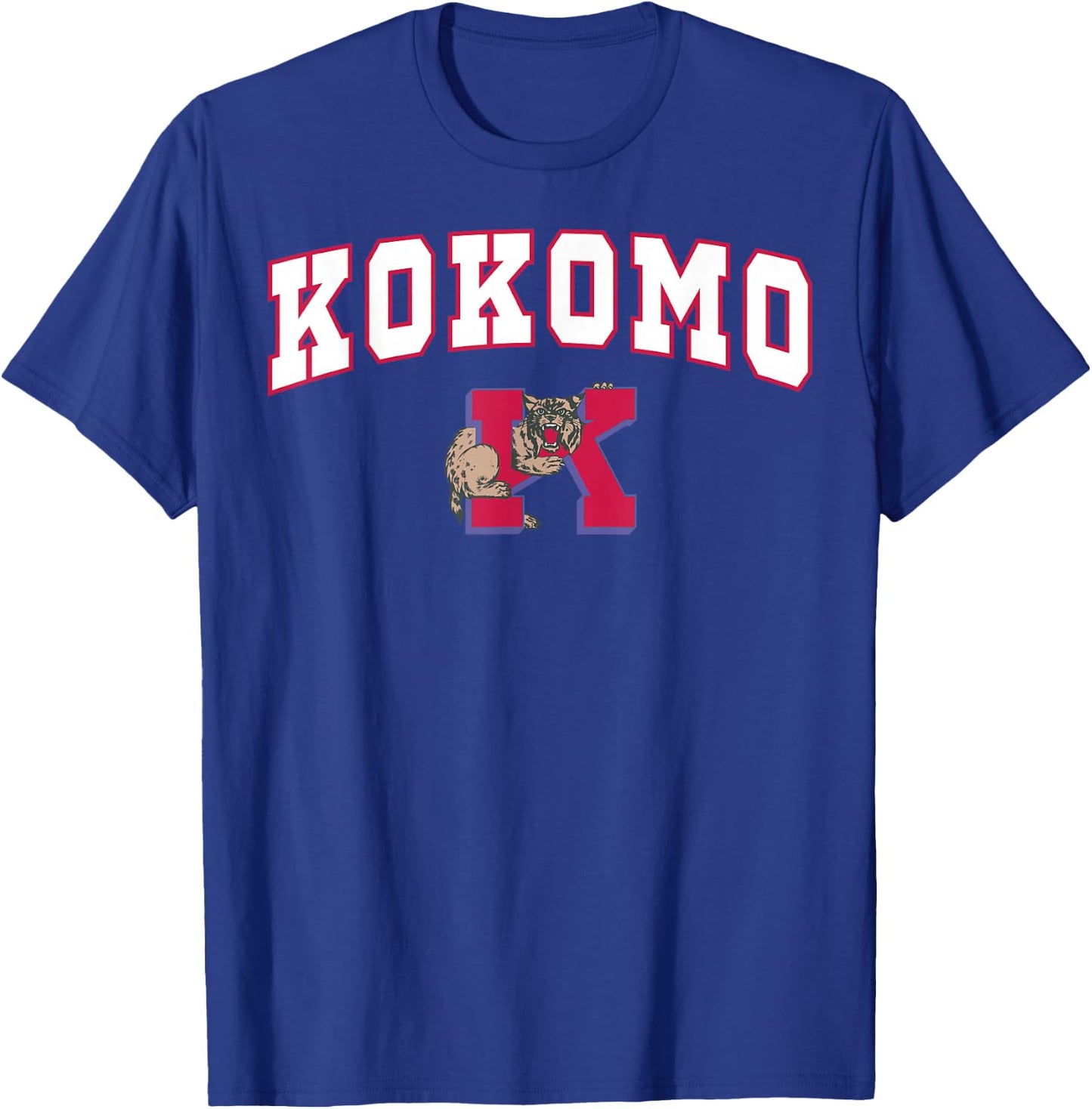 Kokomo High School Wildkats C2 T-Shirt - T-Shirt | Royal