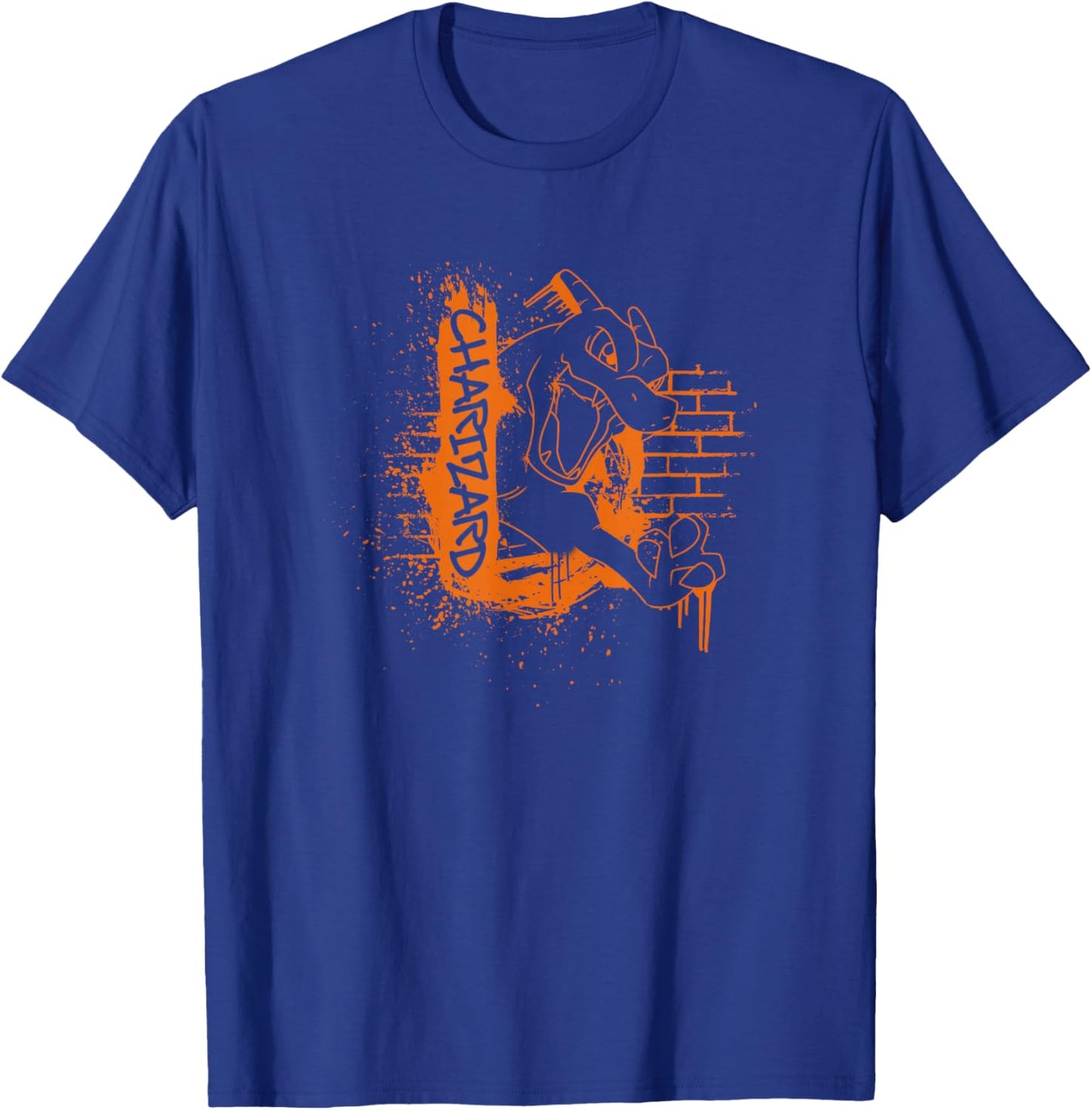 Pokémon Charizard Orange Street Art Graffiti Logo T-Shirt - T-Shirt | Royal