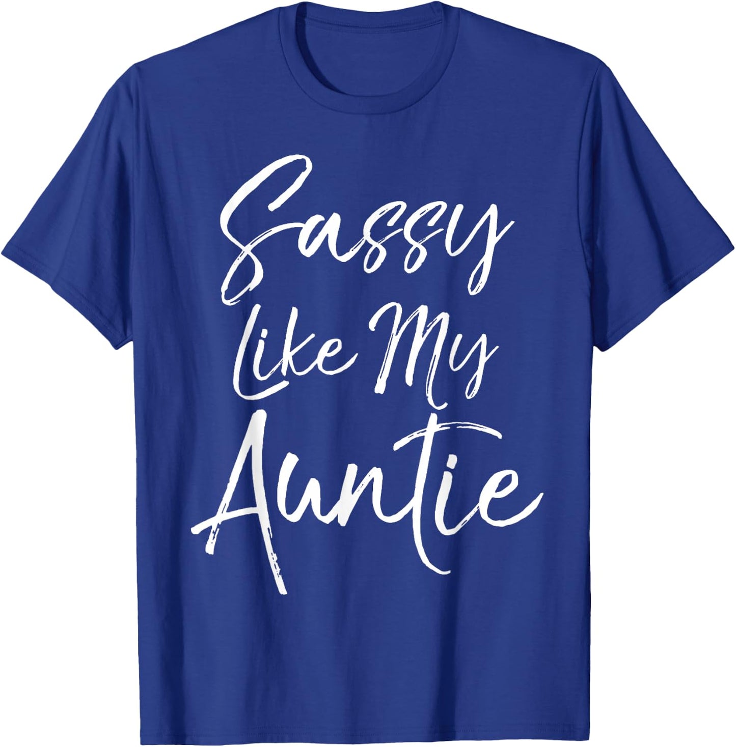 Cute Niece Gift from Aunt Matching Gift Sassy Like My Auntie T-Shirt - T-Shirt | Royal