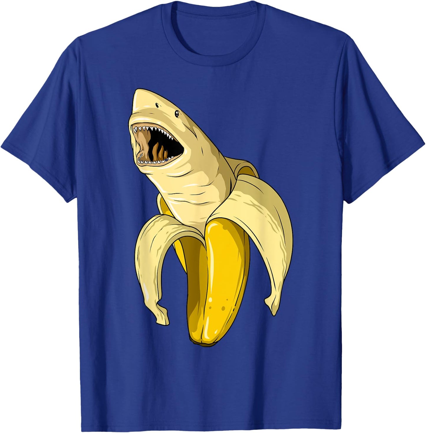 Banana Shark Banana Themed Party Shark Themed Party T-Shirt - T-Shirt | Royal