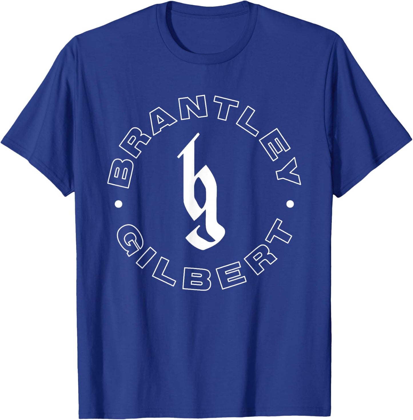 Brantley Gilbert - Circle Logo T-Shirt - T-Shirt | Royal
