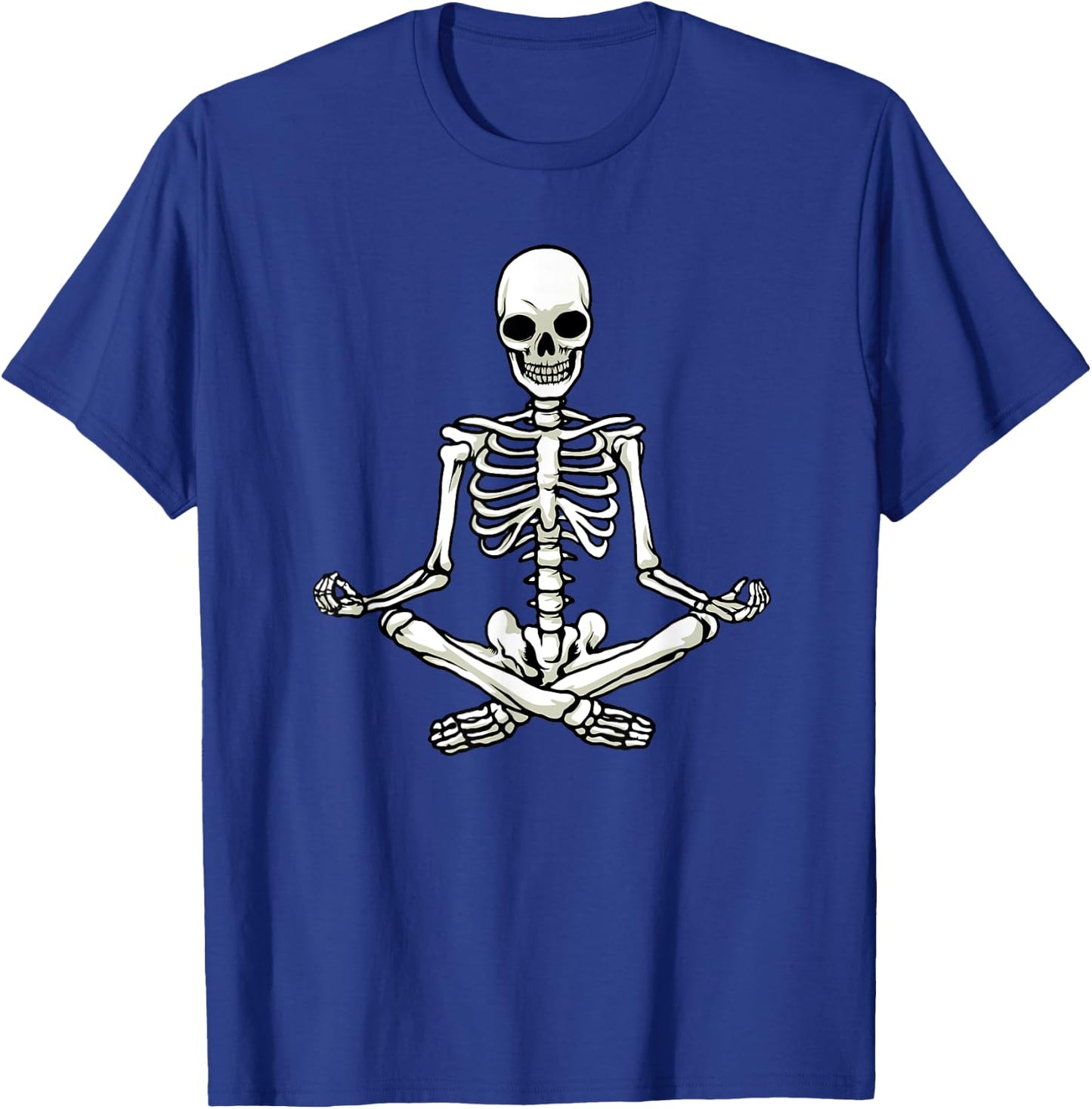 Yoga Skeleton T-Shirt - T-Shirt | Royal