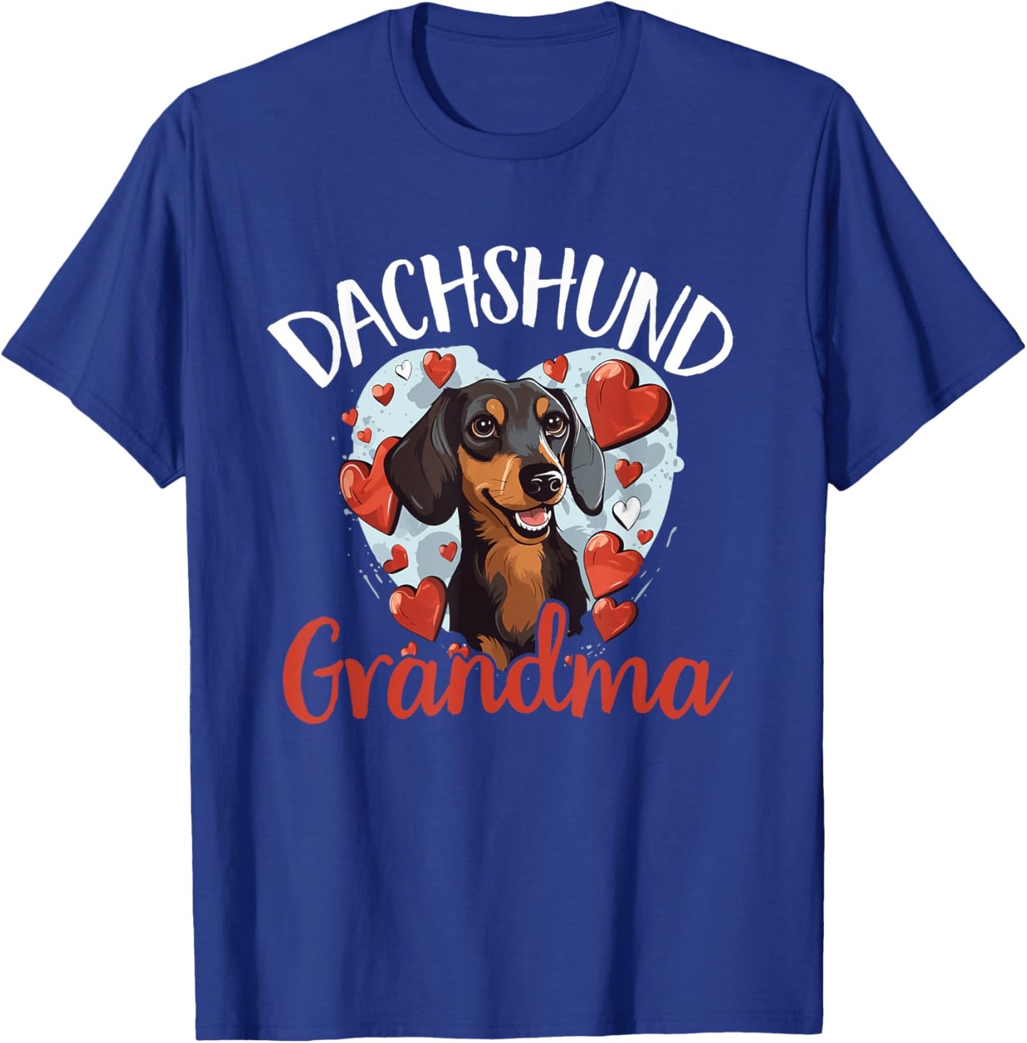 Dachshund wiener sausage dog Dachshund Grandma T-Shirt - T-Shirt | Royal
