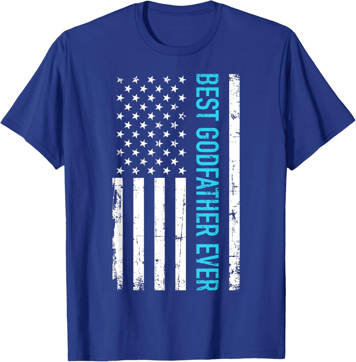 Best Godfather USA T-Shirt - T-Shirt | Royal