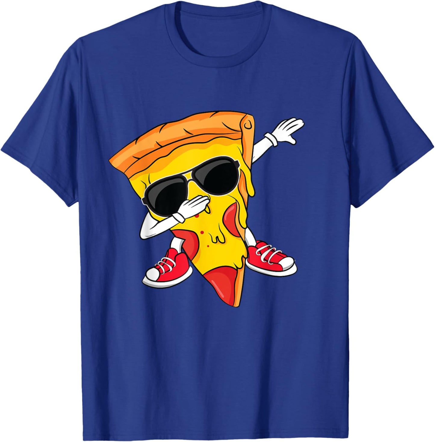 Dabbing Pizza Slice Dance Pizza Toddler Boy Dancing Pizza T-Shirt - T-Shirt | Royal
