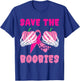 Skeleton Hands Save The Boobies Breast Cancer Awareness T-Shirt - T-Shirt | Royal