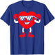 Happy Valentines Day Boxing Heart Matching Couples T-Shirt - T-Shirt | Royal