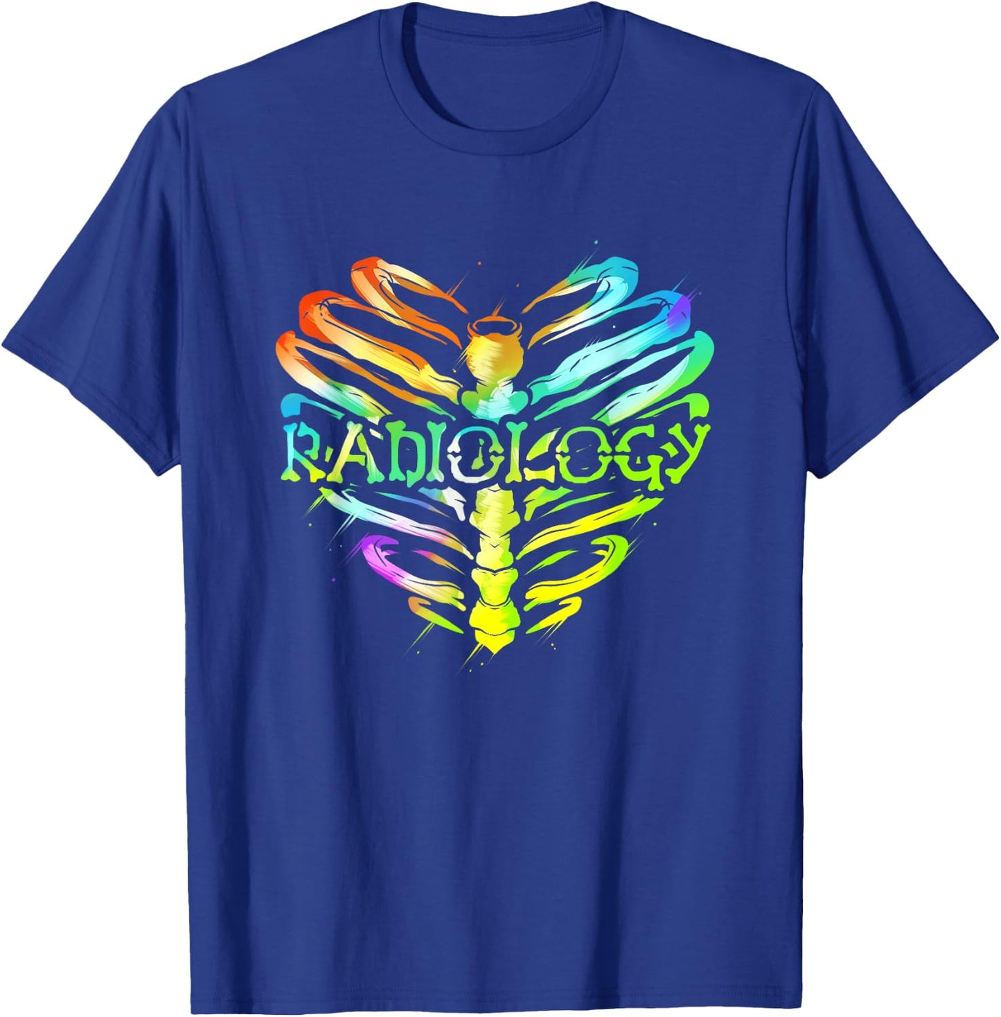 Radiology Heart Ribcage - Radiology Technician Gift T-Shirt - T-Shirt | Royal
