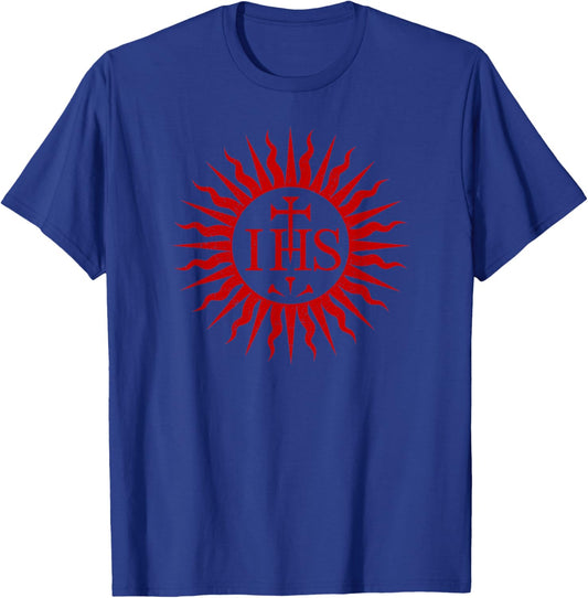 Ihs Symbol Christogram Monogram of Jesus Christ T-Shirt - T-Shirt | Royal