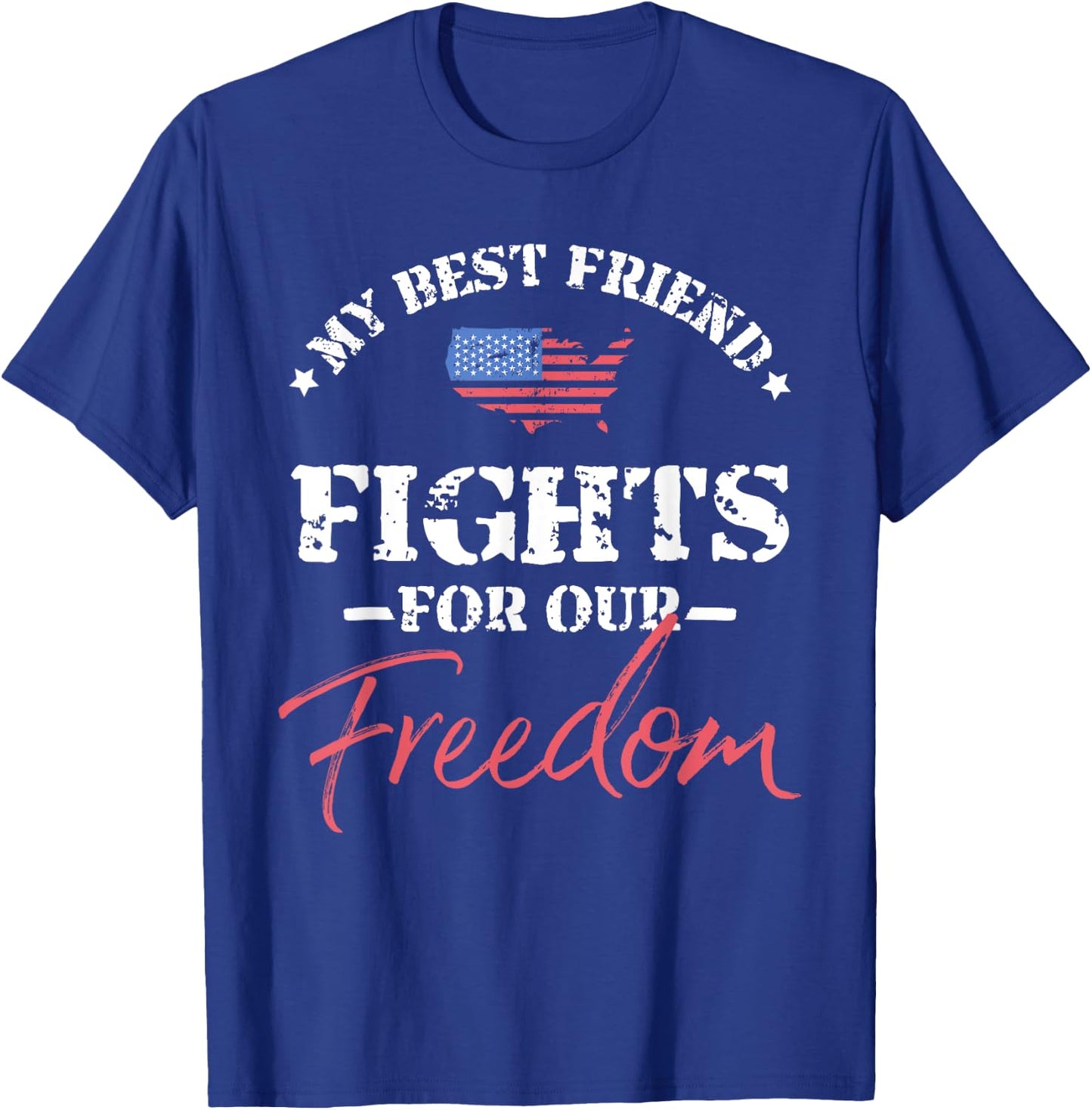 My Best Friend Is in the Military T-Shirt - T-Shirt | Royal