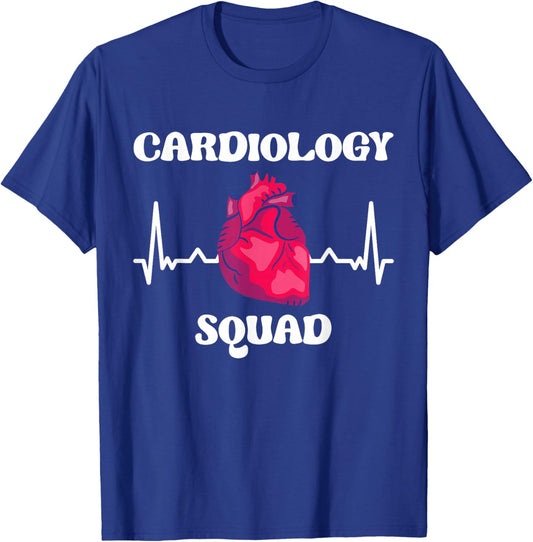 Cardiology Nurse Cardiologist T-Shirt - T-Shirt | Royal