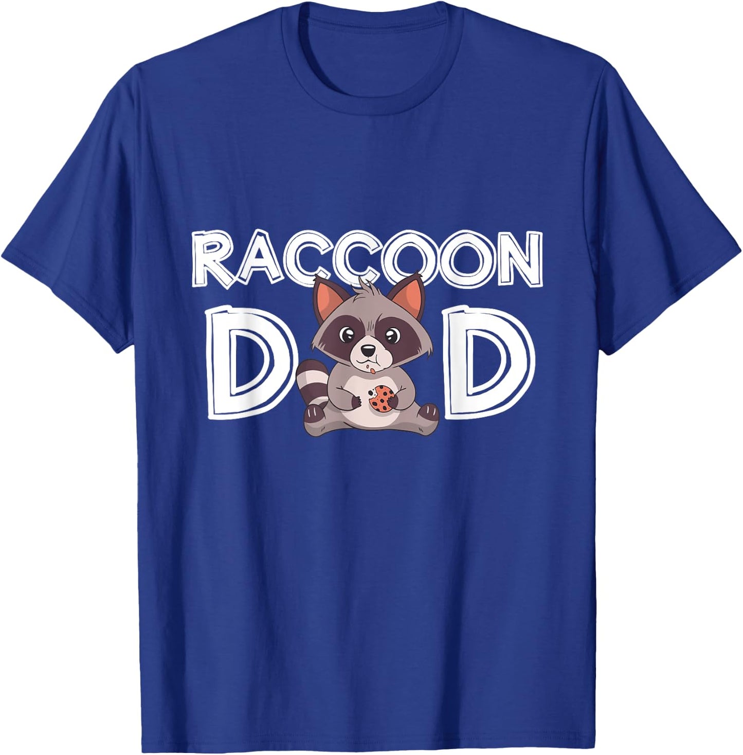 Raccoon Dad Trash Panda Daddy Father's Day Gift Raccoon T-Shirt - T-Shirt | Royal