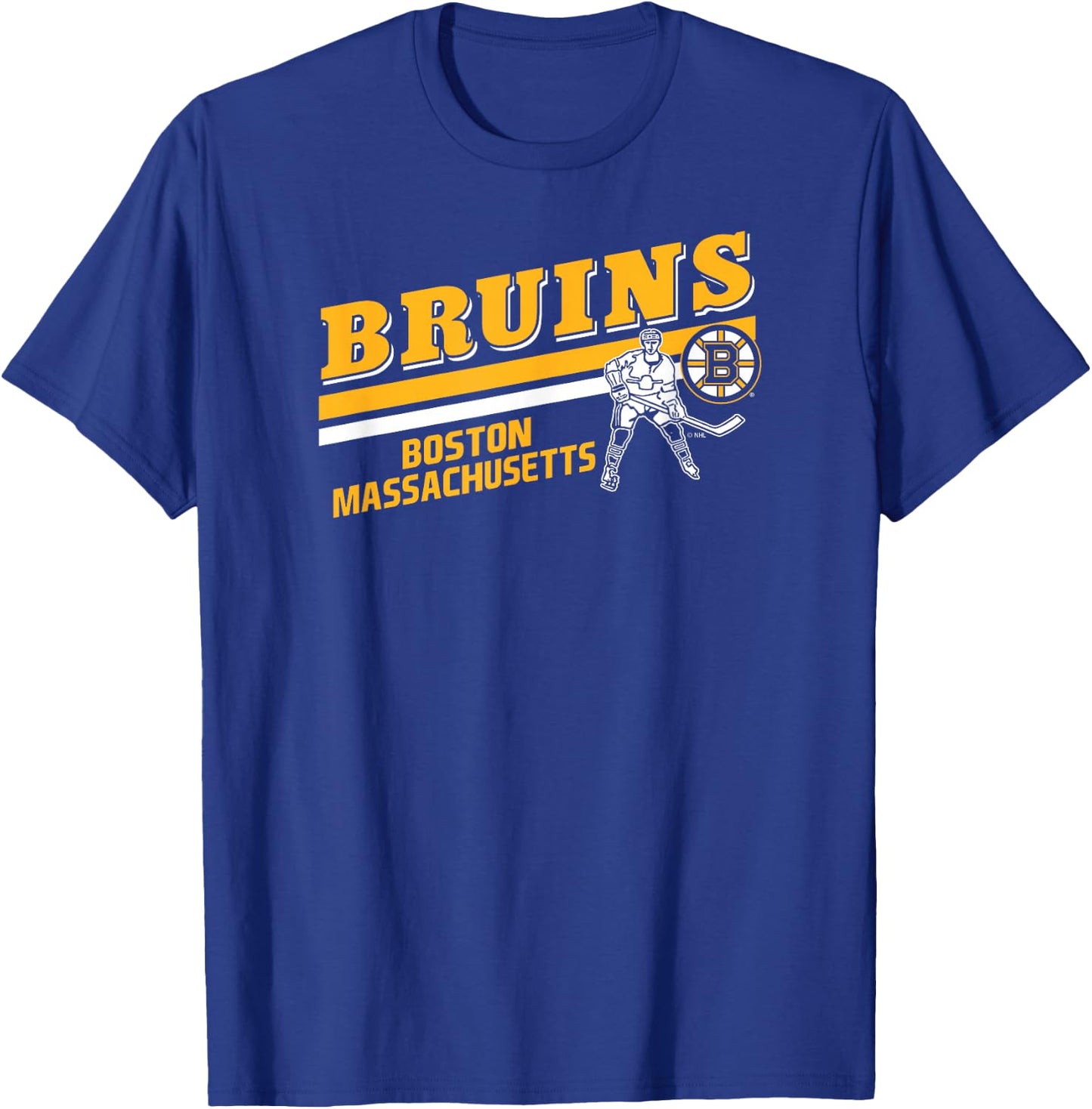 Boston Bruins Player Black Officially Licensed T-Shirt - T-Shirt | Royal