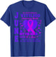 June is National Vitiligo Awareness Month Purple Ribbon T-Shirt - T-Shirt | Royal
