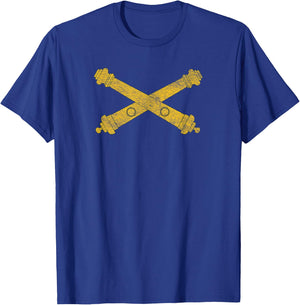 Us Armed Forces Apparel Army Field Artillery Branch Us Usa T-Shirt - T-Shirt | Royal